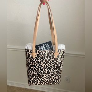 Consuela Mona Everyday Tote Leopard Print NWT
